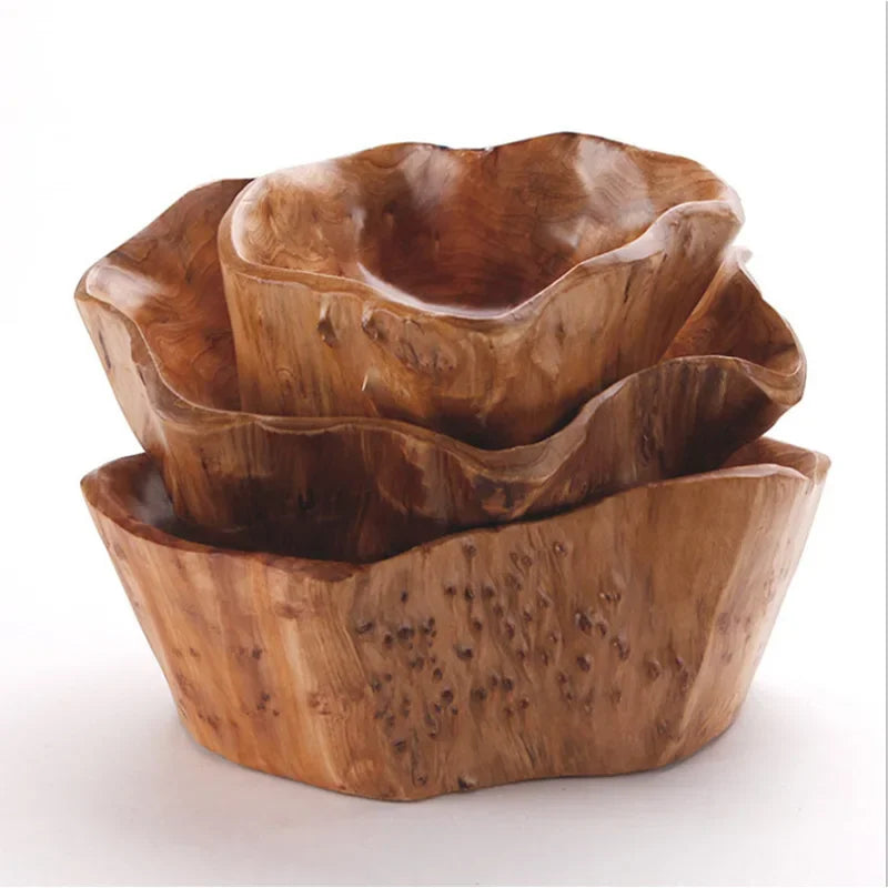 Irregular Wooden Bowl
