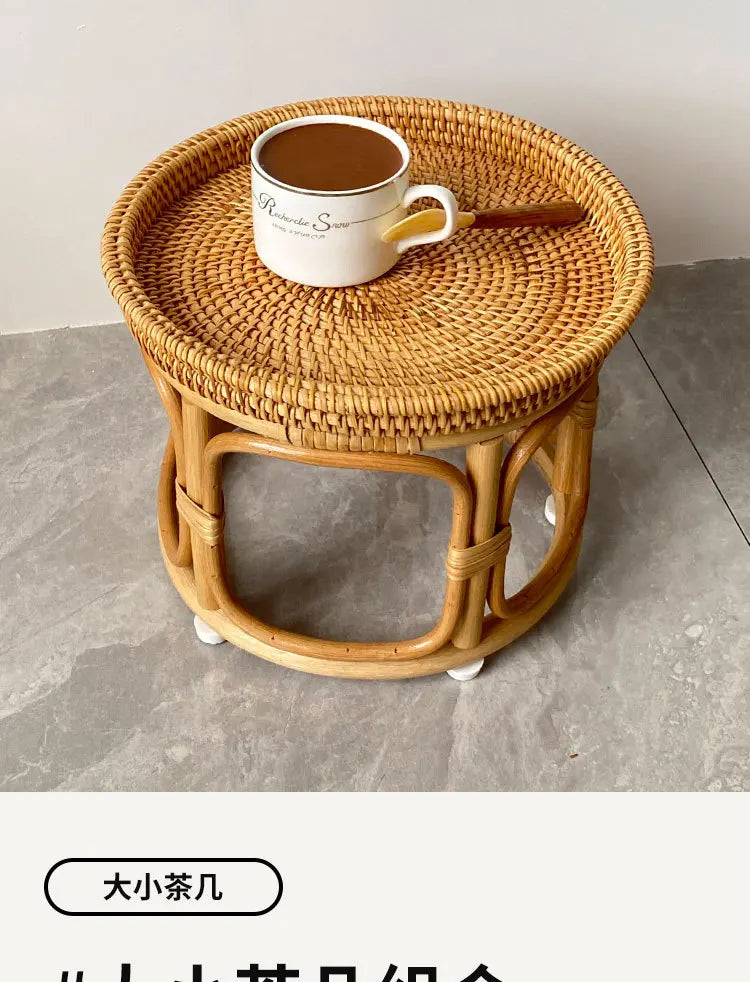 Rattan Side Tables