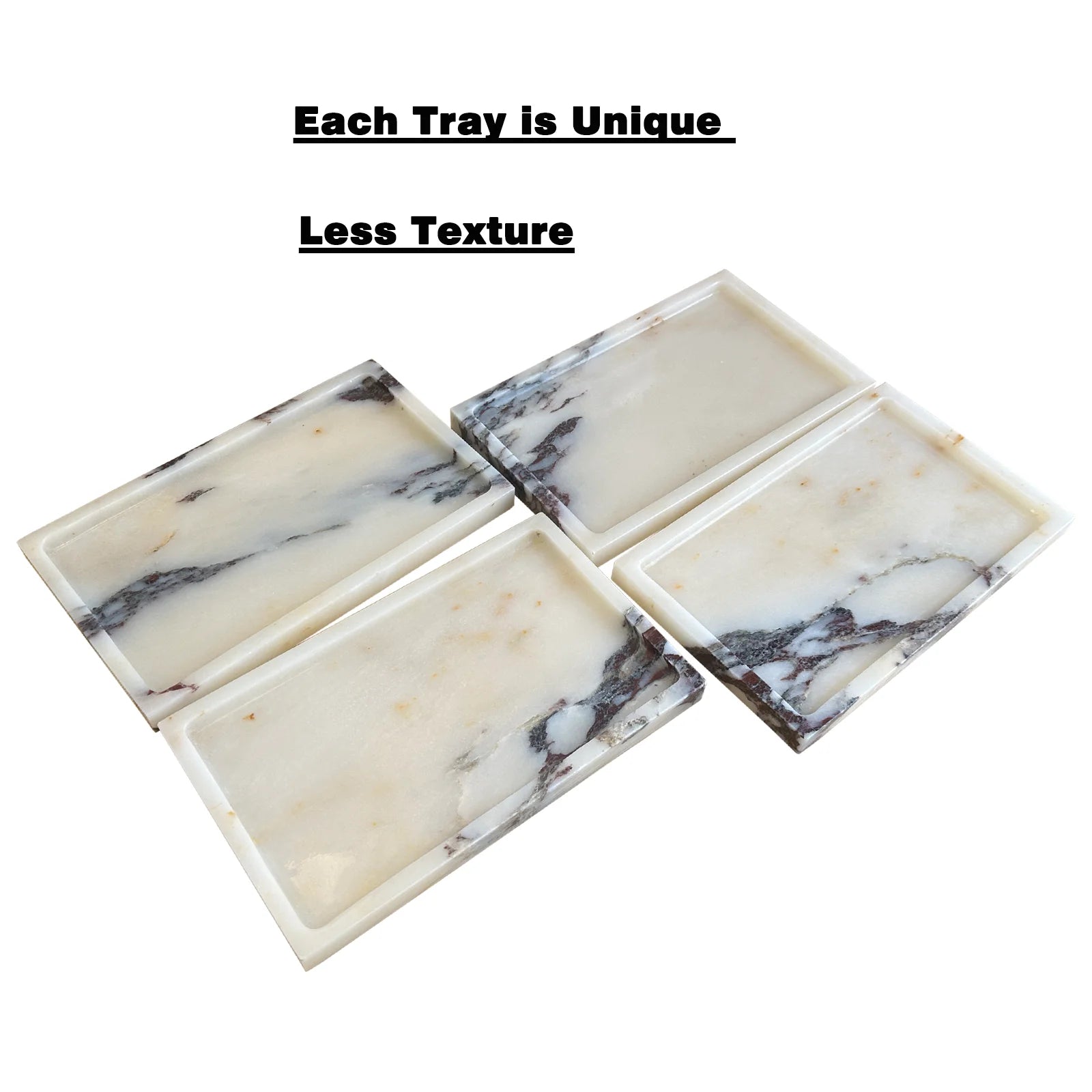Rectangular Natural Marble Tray