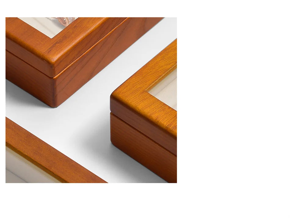 Mid Century Wooden Jewellery Box