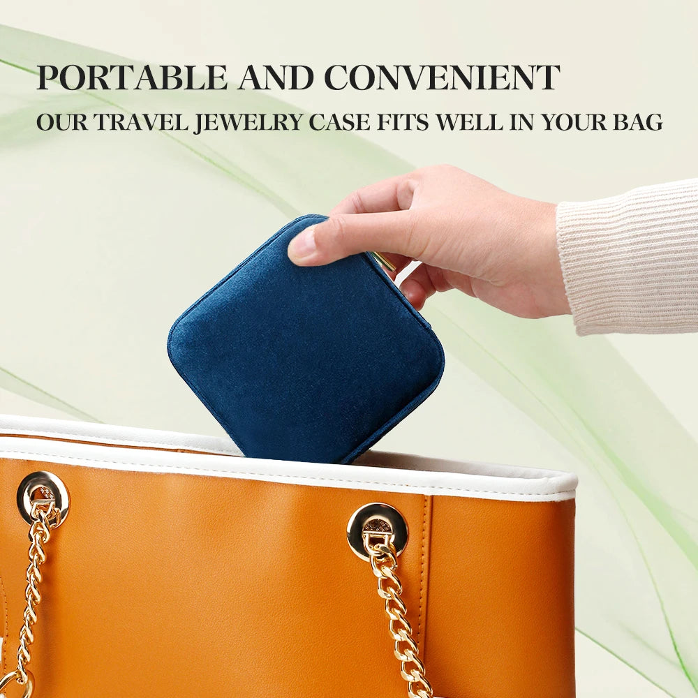 Vintage Velvet Jewellery Box