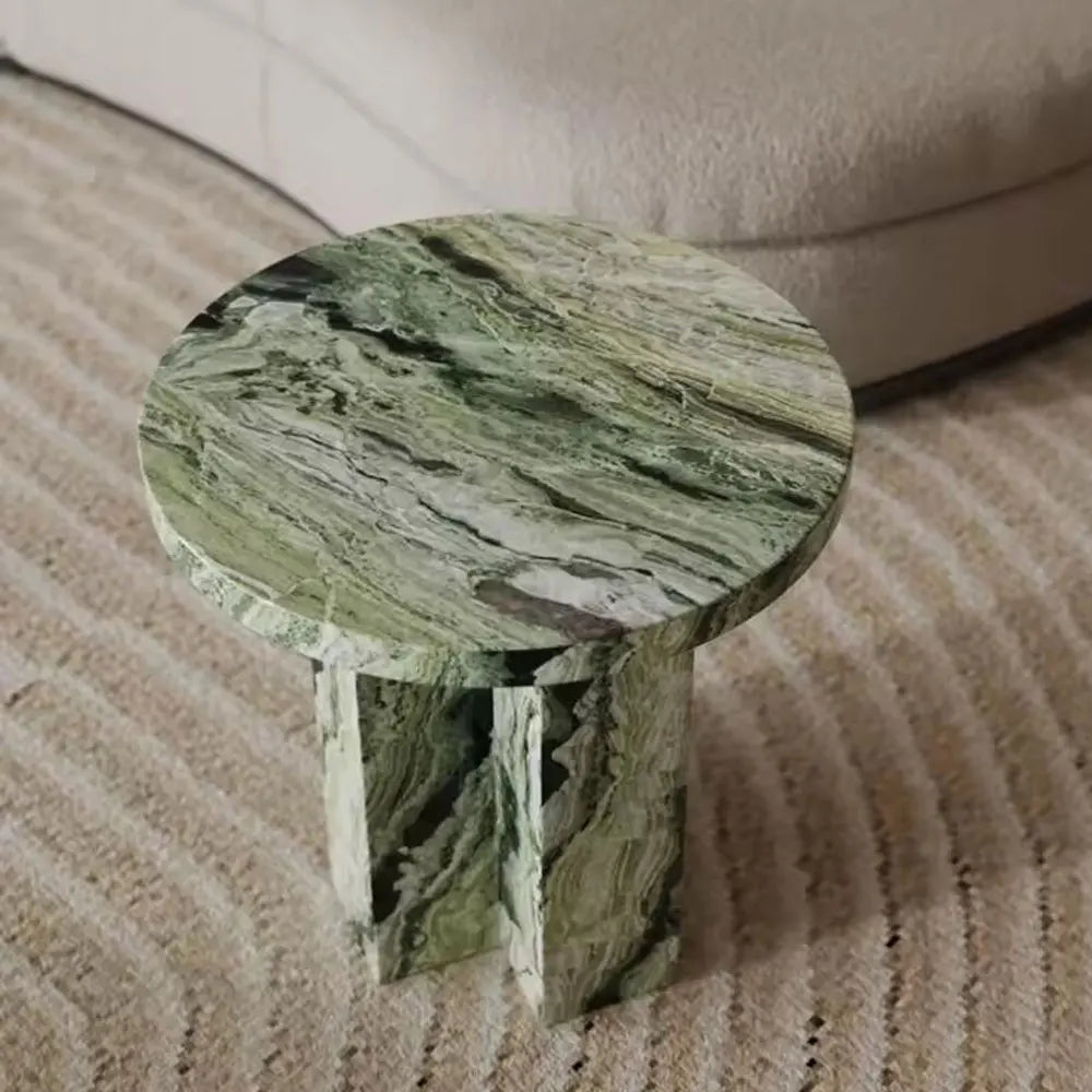 Green Marble Side Table
