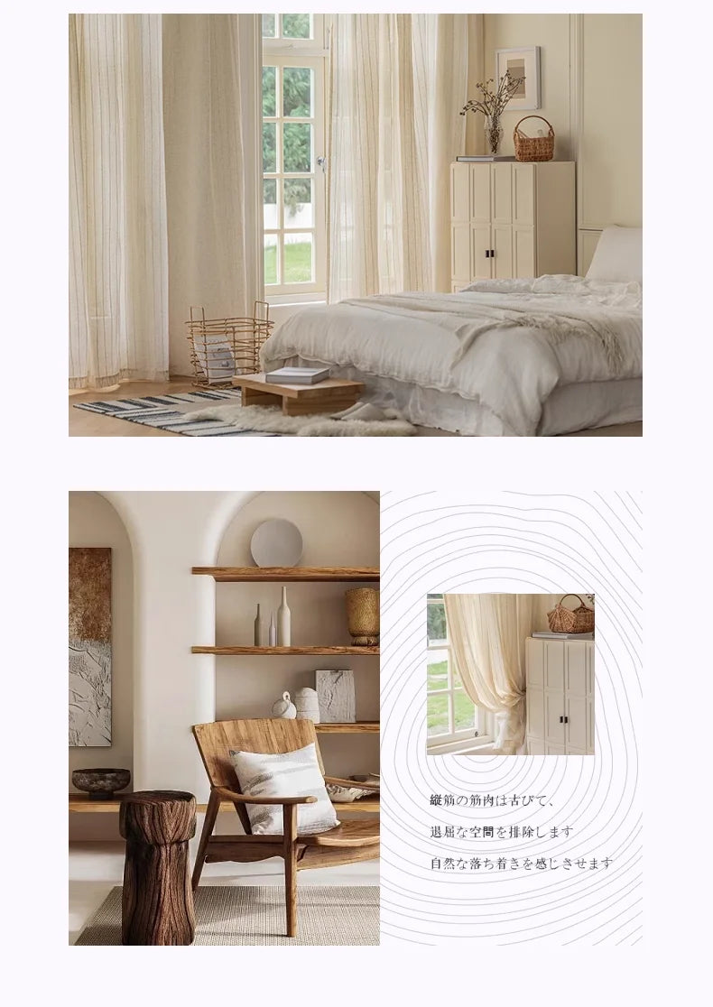 Striped Linen Curtains