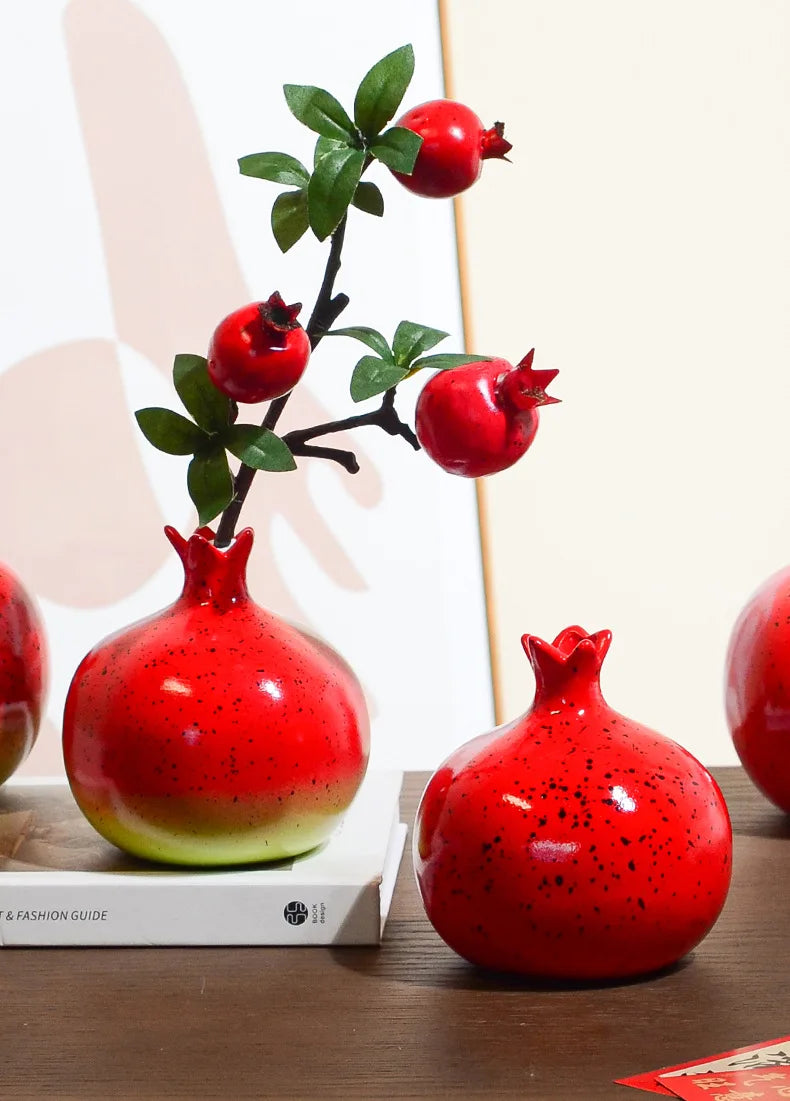 Pomegranate Ceramic Vase