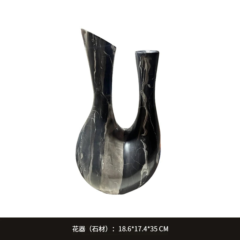 French Antique Marble Vase