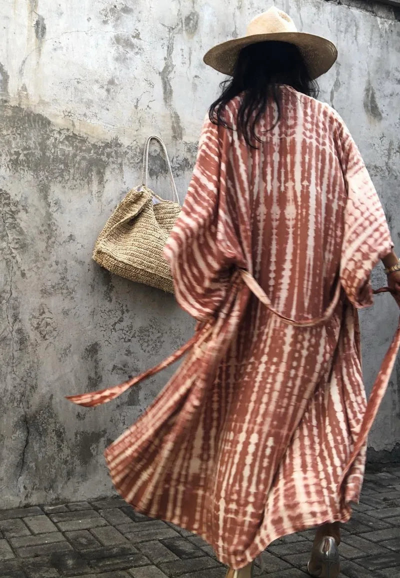 Para Praia 14 Colors Kimonos Bikini Cover Ups Beachwear Beach Robe Femme Long Dress Sarong Women Loose Cardigan Swimsuit Covers