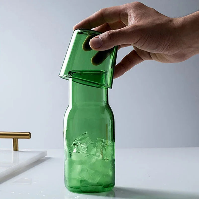 Glass Amber Bedside Decanter