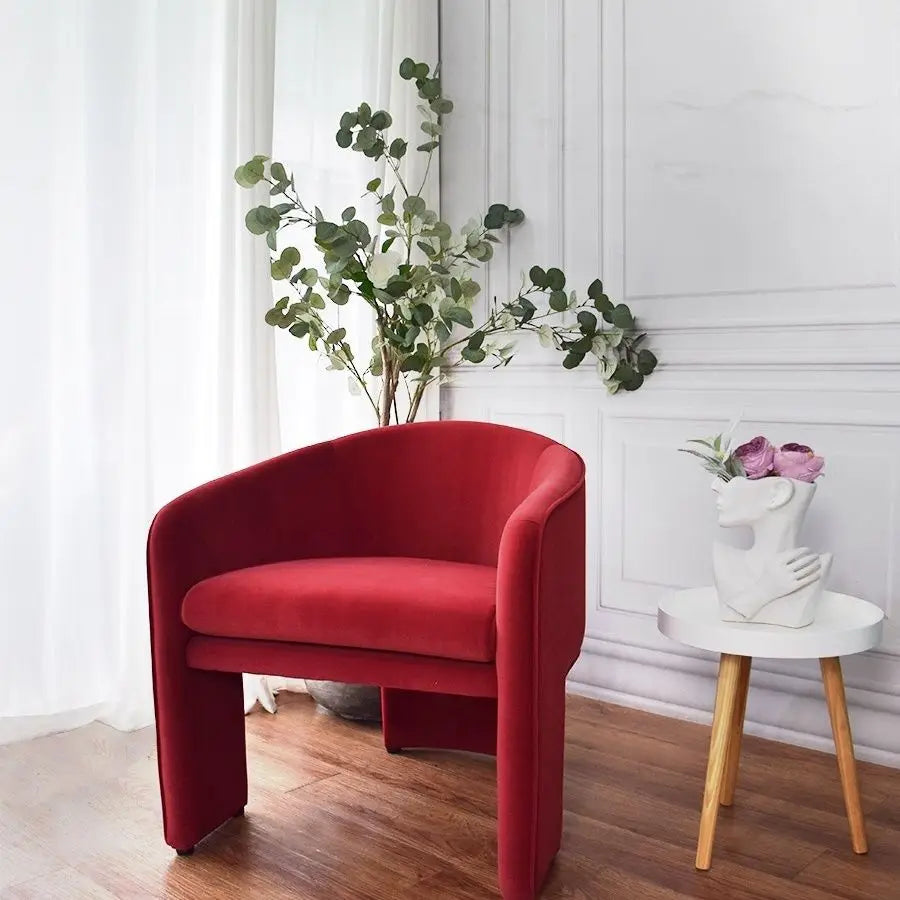 Modern Boucle Armchair