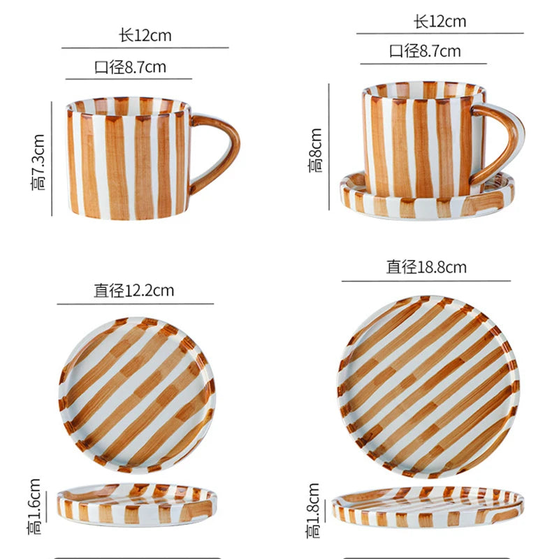 Sunrise Striped Mug