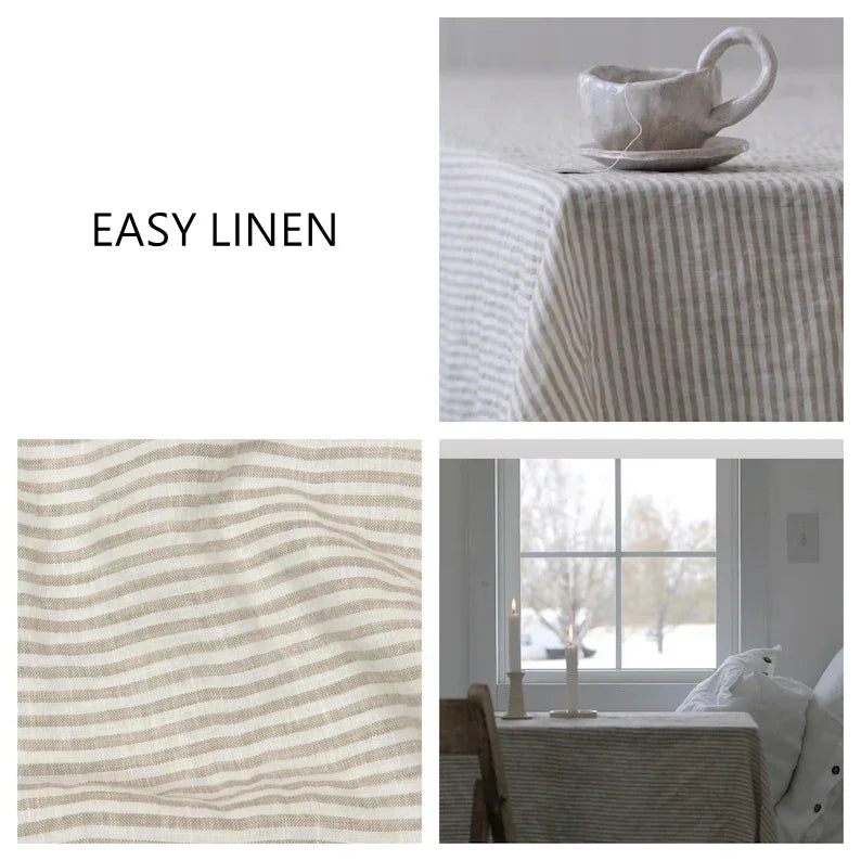 100% Linen Tablecloth
