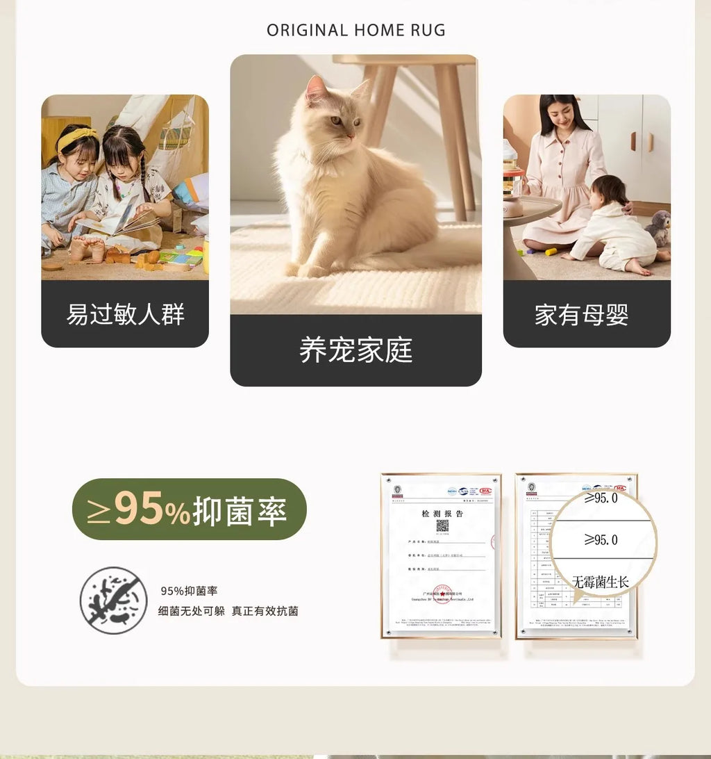 Olive rug with border