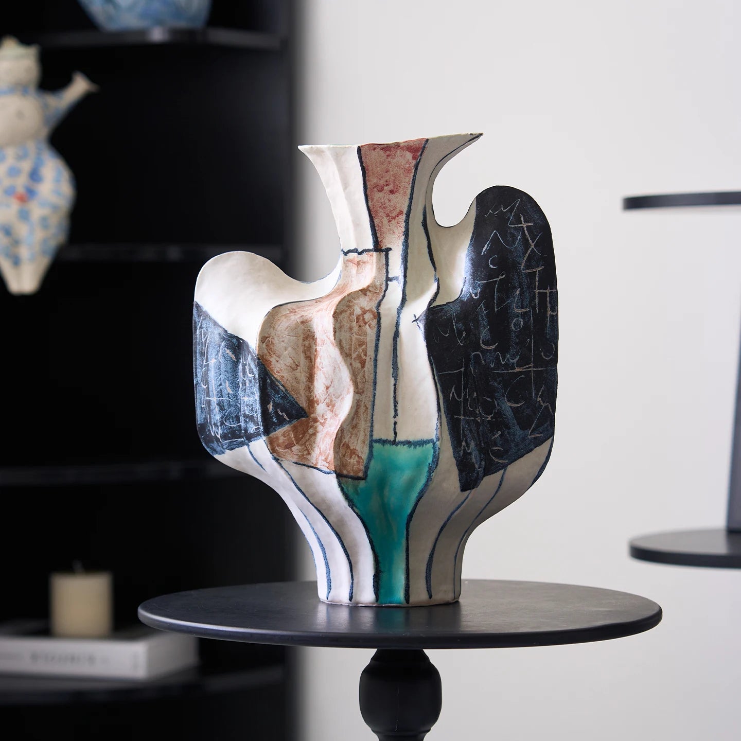 Colourful Abstract Artisan Vase