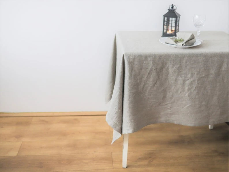 100% Linen Tablecloth