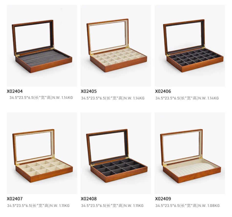 Mid Century Wooden Jewellery Box