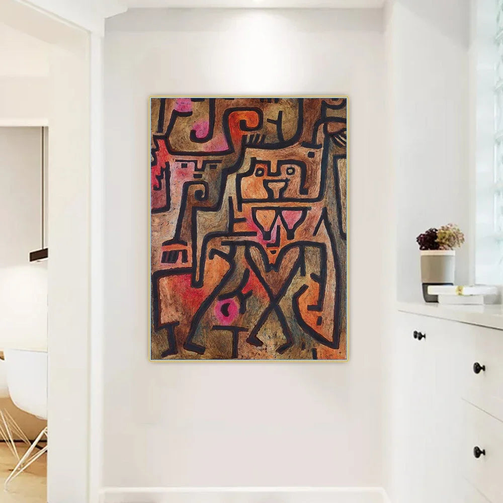 Muted Jewell Abstract Art