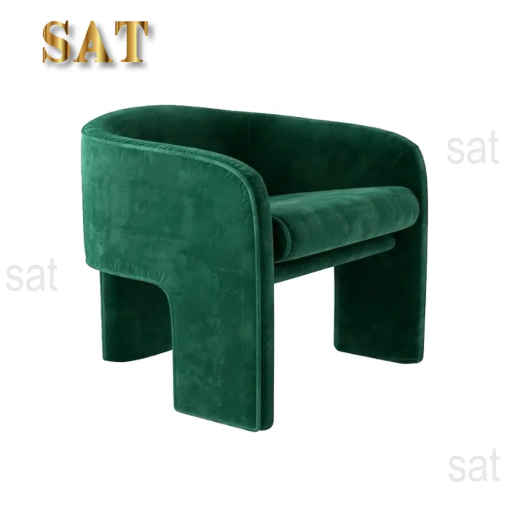 Mustard Velvet Armchair