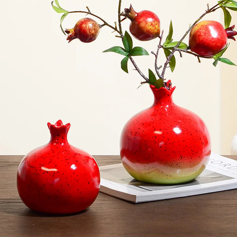 Pomegranate Ceramic Vase