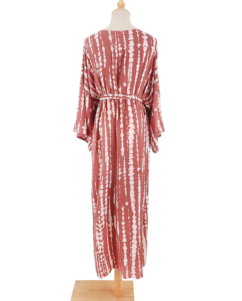 Para Praia 14 Colors Kimonos Bikini Cover Ups Beachwear Beach Robe Femme Long Dress Sarong Women Loose Cardigan Swimsuit Covers