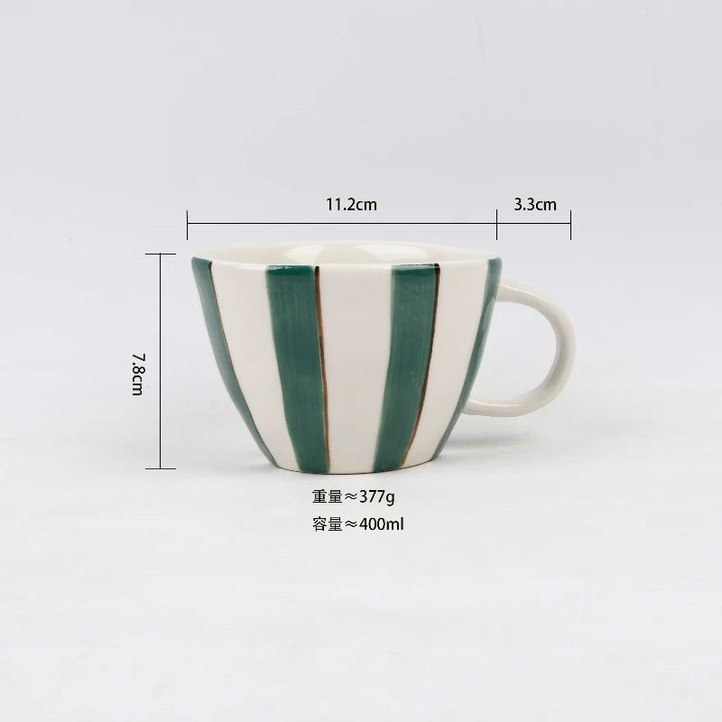 Hand-Painted Ceramic Coffee Mug