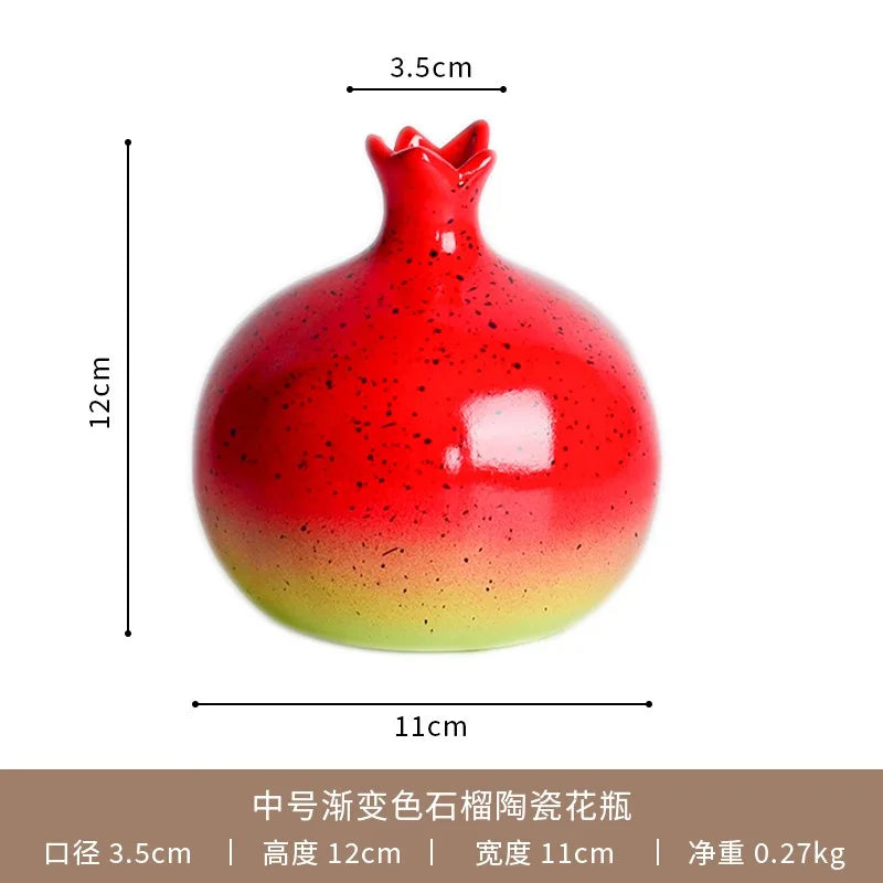 Pomegranate Ceramic Vase