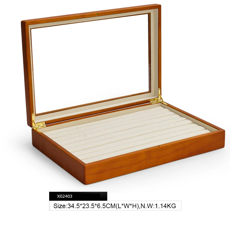 Mid Century Wooden Jewellery Box