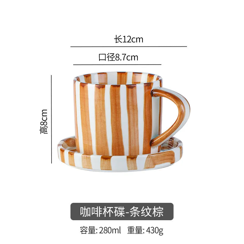 Sunrise Striped Mug