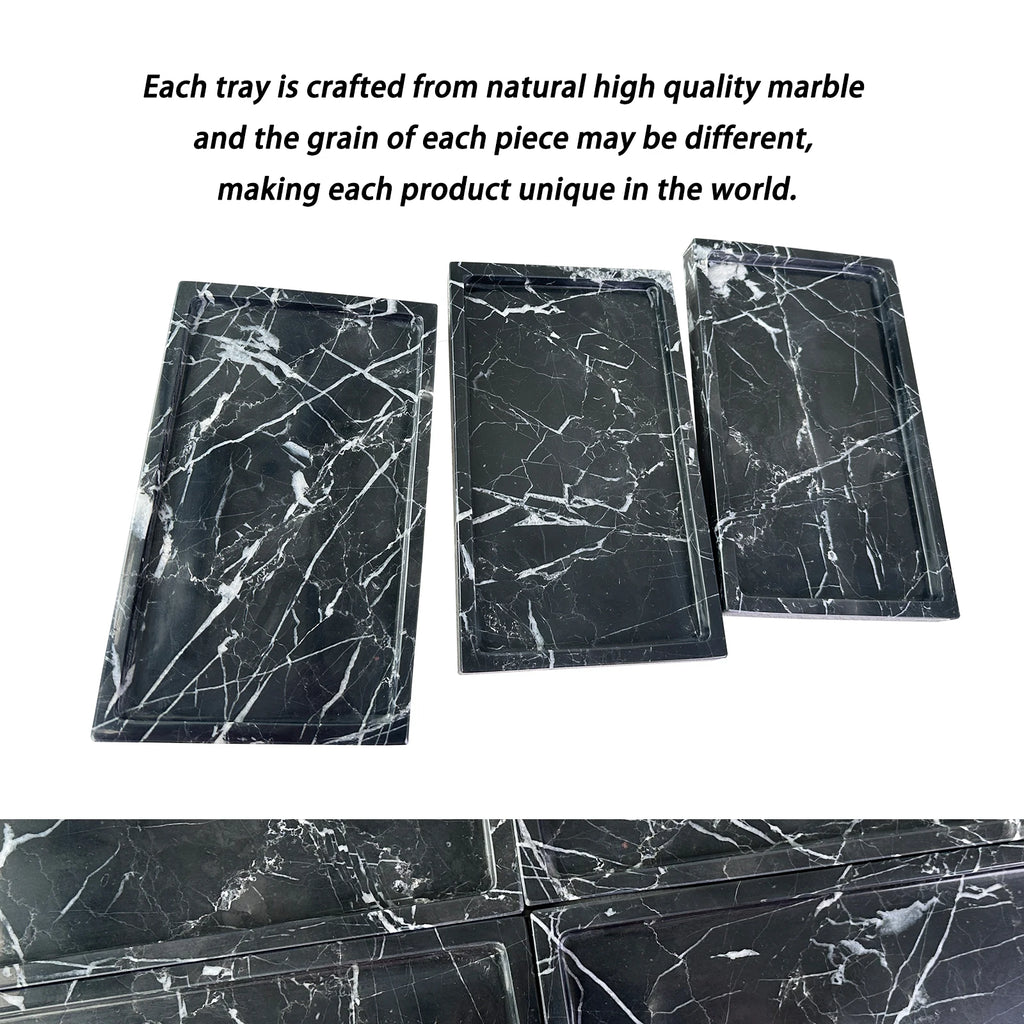 Rectangular Natural Marble Tray