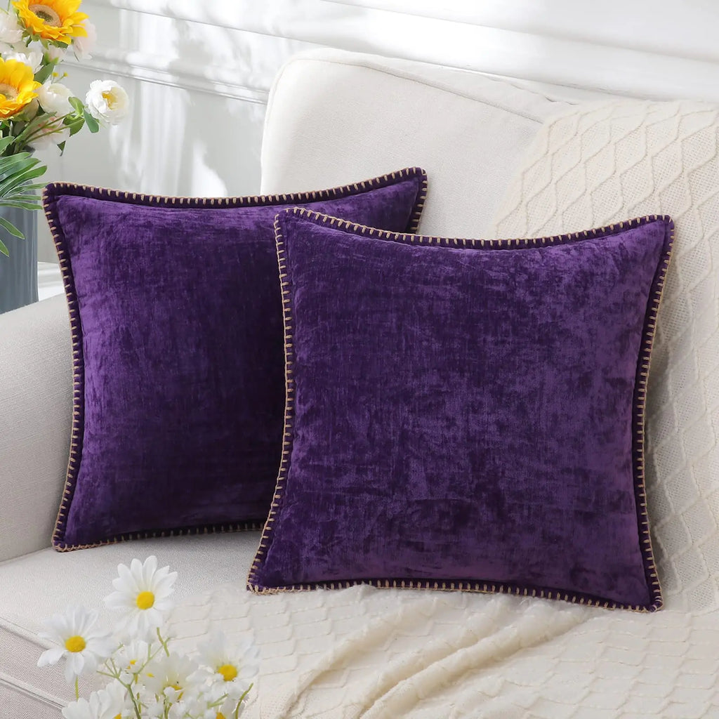 Chenille Soft Throw Cushion Cover
