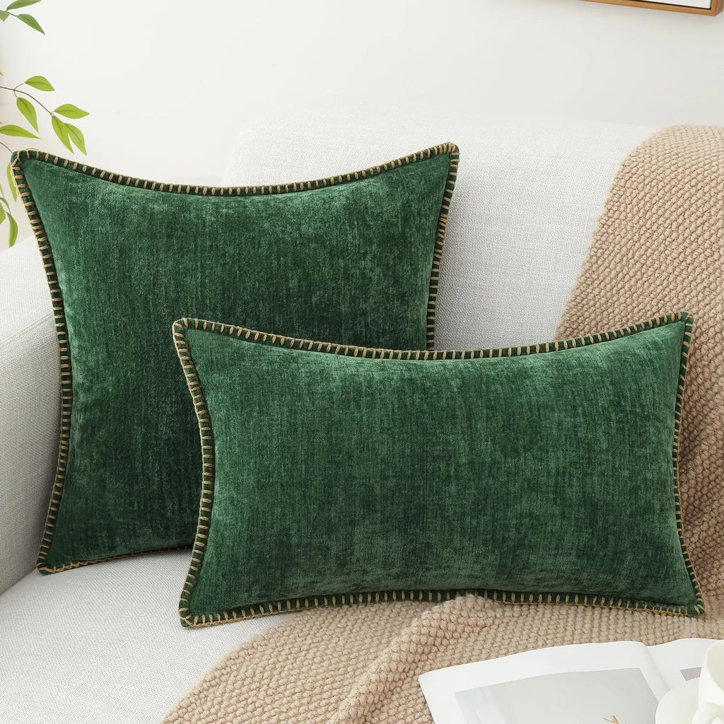 Chenille Soft Throw Cushion Cover