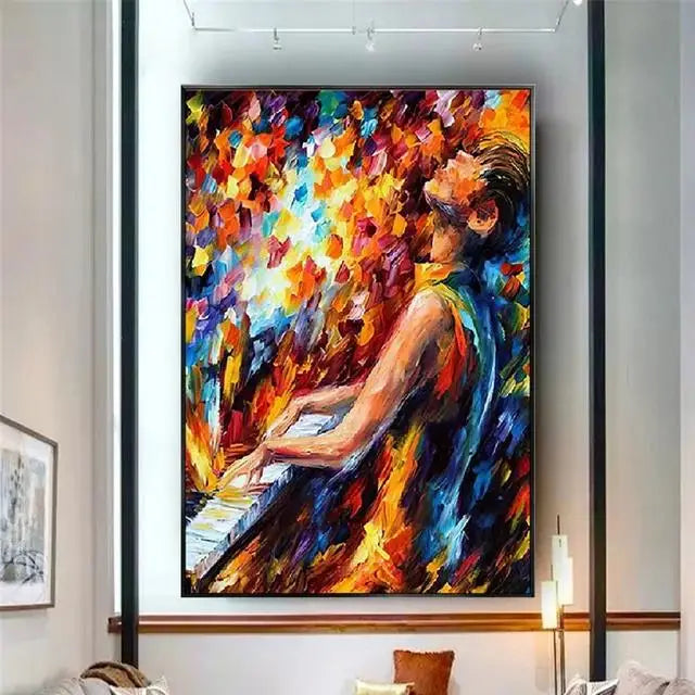 Vibrant Earth Abstract Art