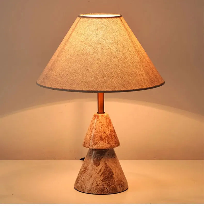 Art Deco Marble Table Lamp