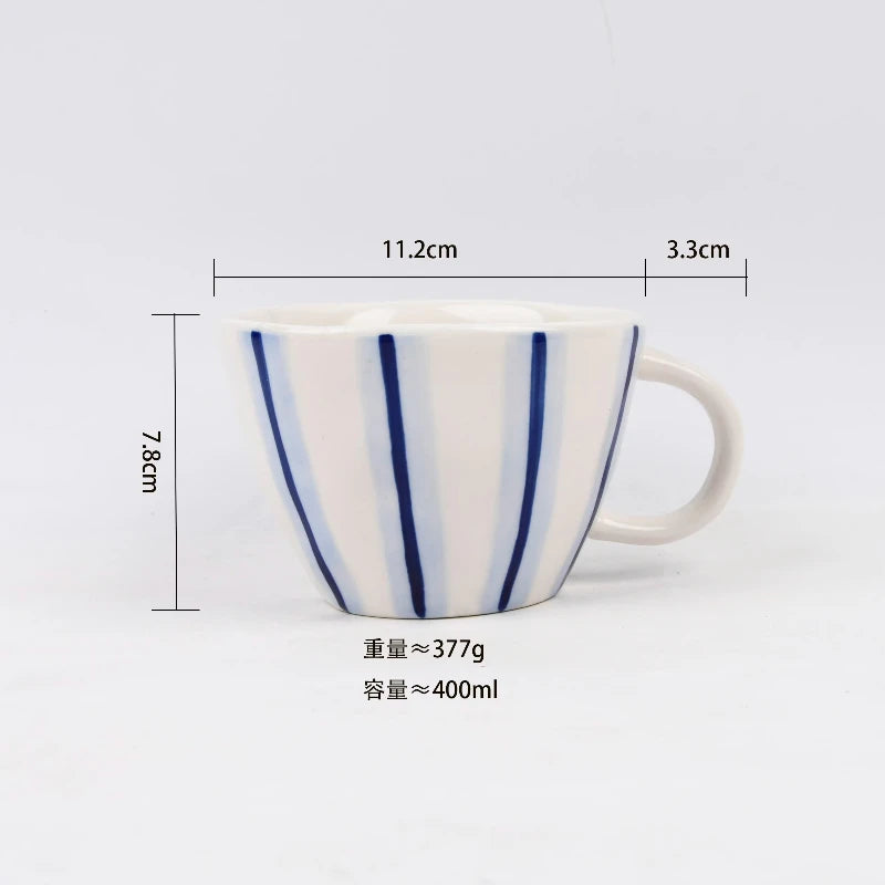 Hand-Painted Ceramic Coffee Mug