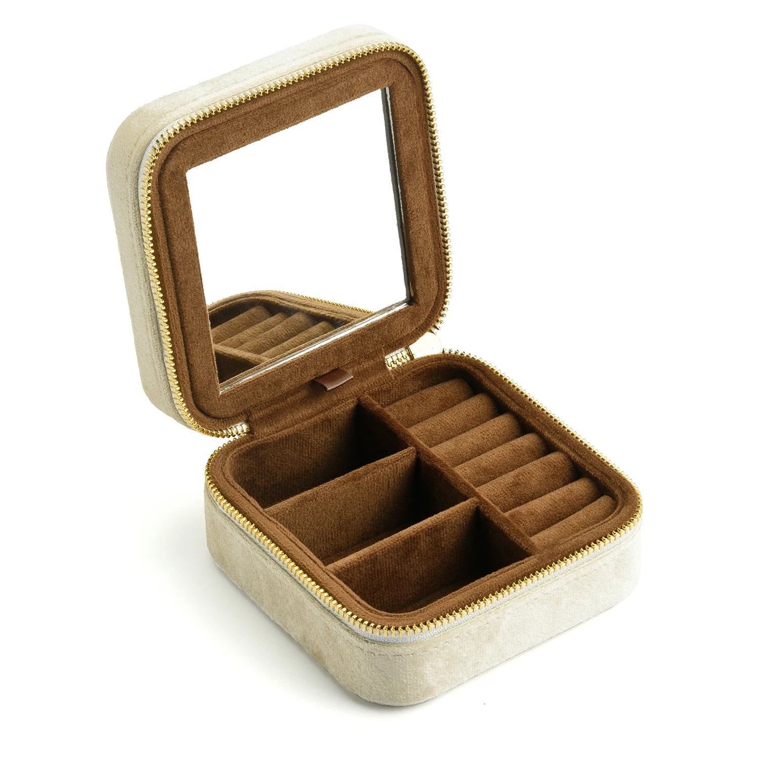 Vintage Velvet Jewellery Box