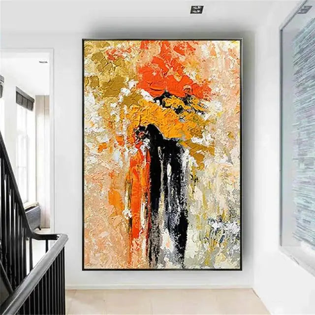 Vibrant Earth Abstract Art