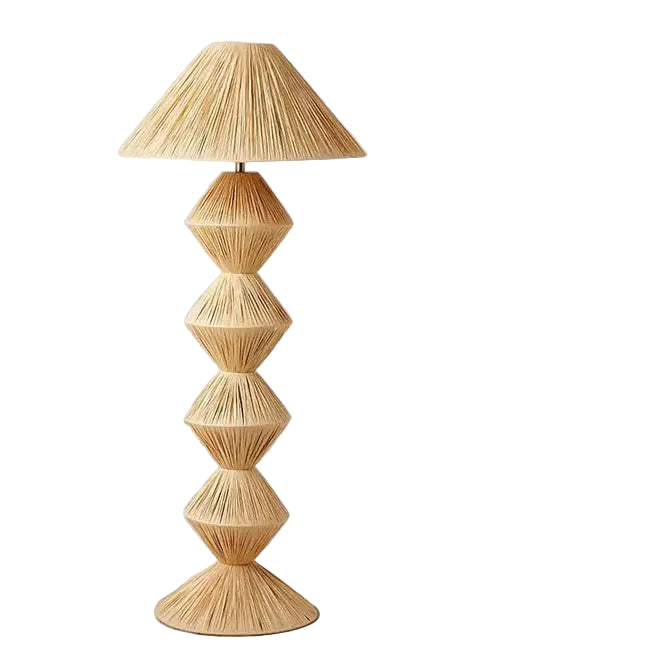 Es Vedra Rattan Floor Lamp