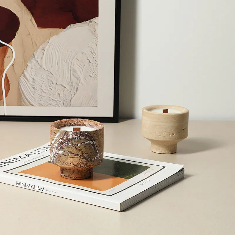 Luxury Marble Candle Holder