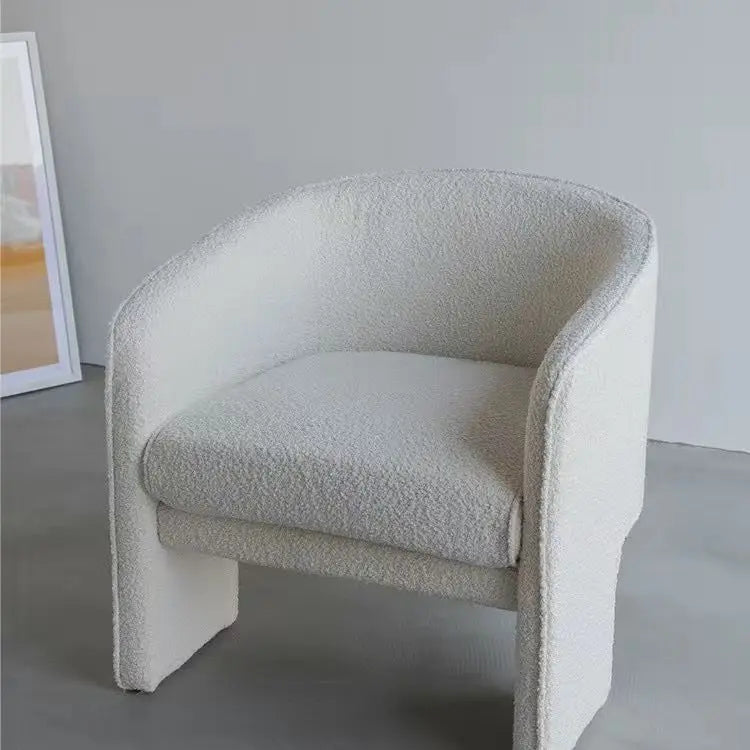 Modern Boucle Armchair