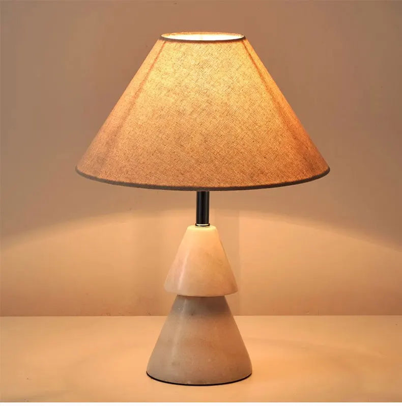 Art Deco Marble Table Lamp