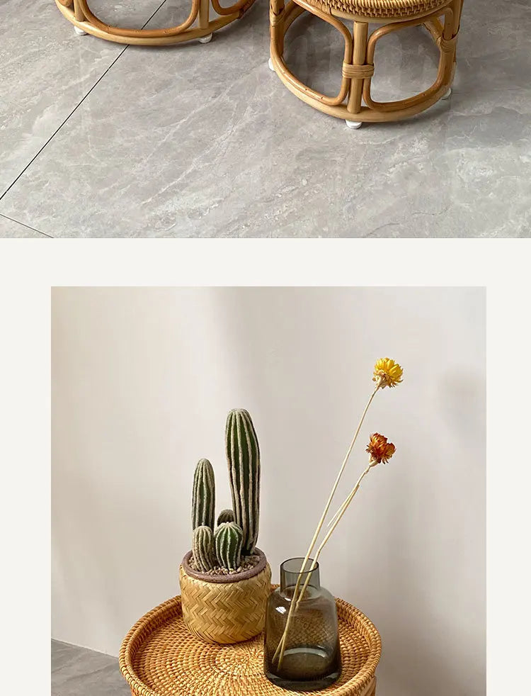 Rattan Side Tables