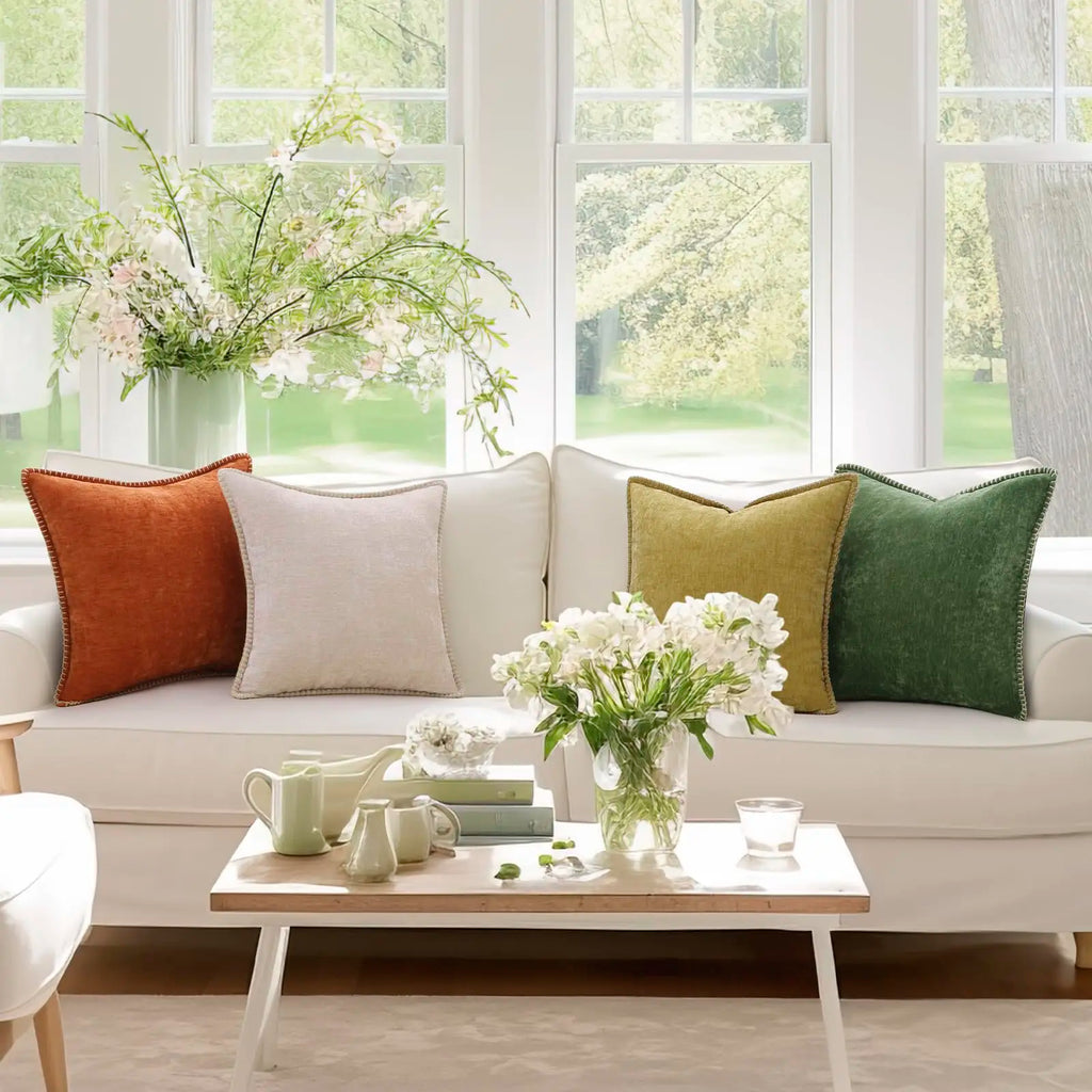 Chenille Soft Throw Cushion Cover