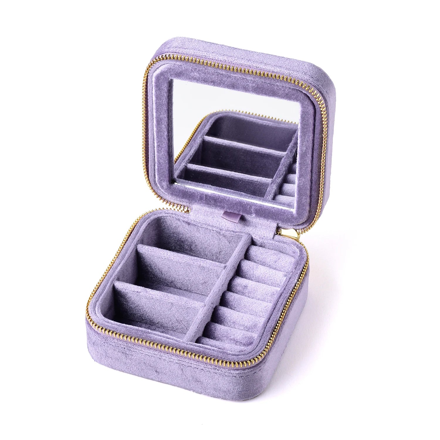 Vintage Velvet Jewellery Box