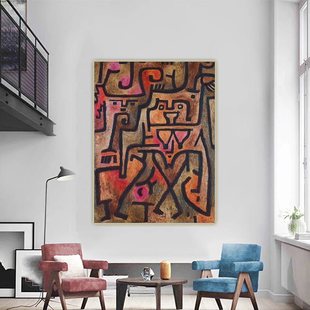 Muted Jewell Abstract Art