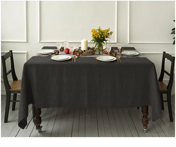 100% Linen Tablecloth