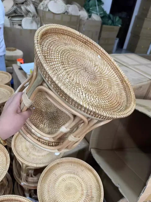 Rattan Side Tables