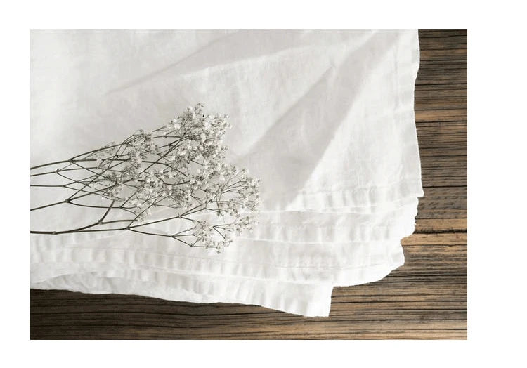 Natural Washed Linen Bed Sheets