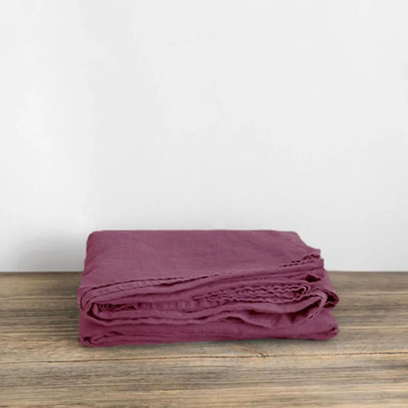 Natural Washed Linen Bed Sheets