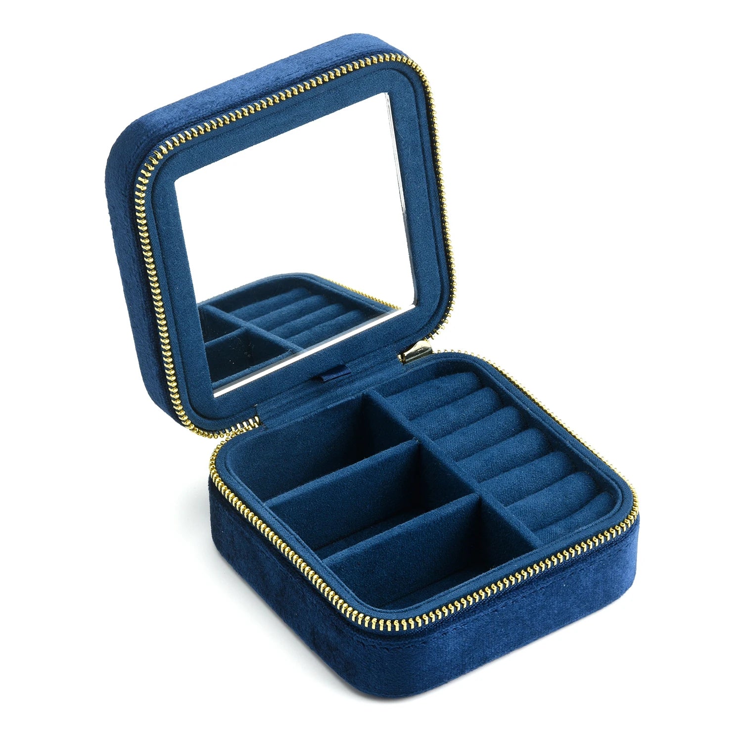 Vintage Velvet Jewellery Box