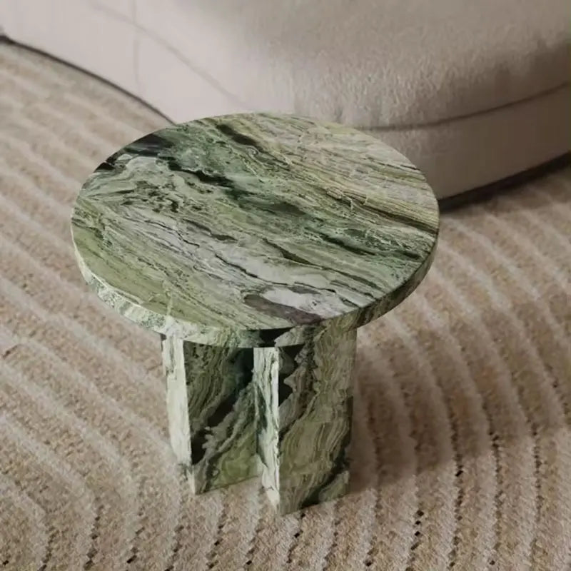 Green Marble Side Table