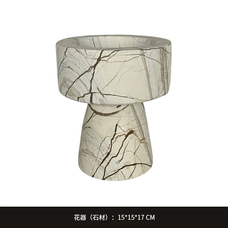 French Antique Marble Vase