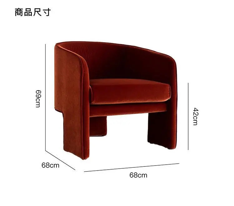 Modern Boucle Armchair